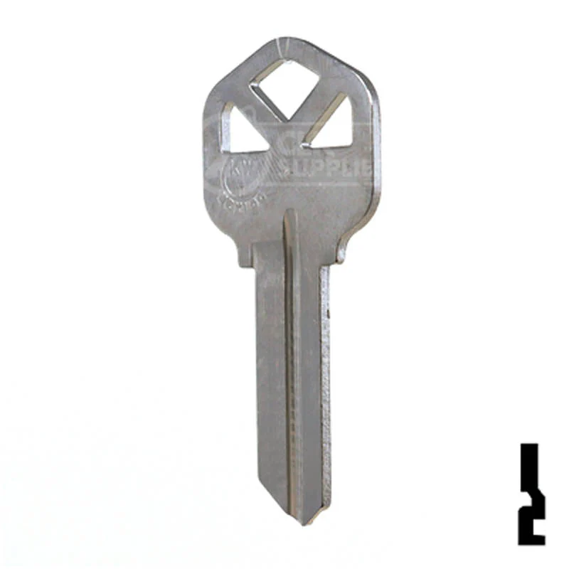 Uncut Key Blank | Kwikset | KW1 - Nickel Plated - Image 22