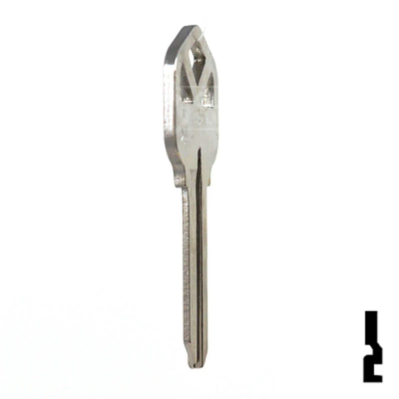 Uncut Key Blank | Kwikset | KW1 - Nickel Plated - Image 5