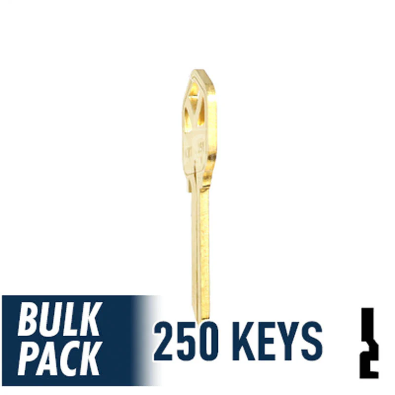 Uncut Key Blank | Kwikset | KW1 - 250 by Ilco - Image 20