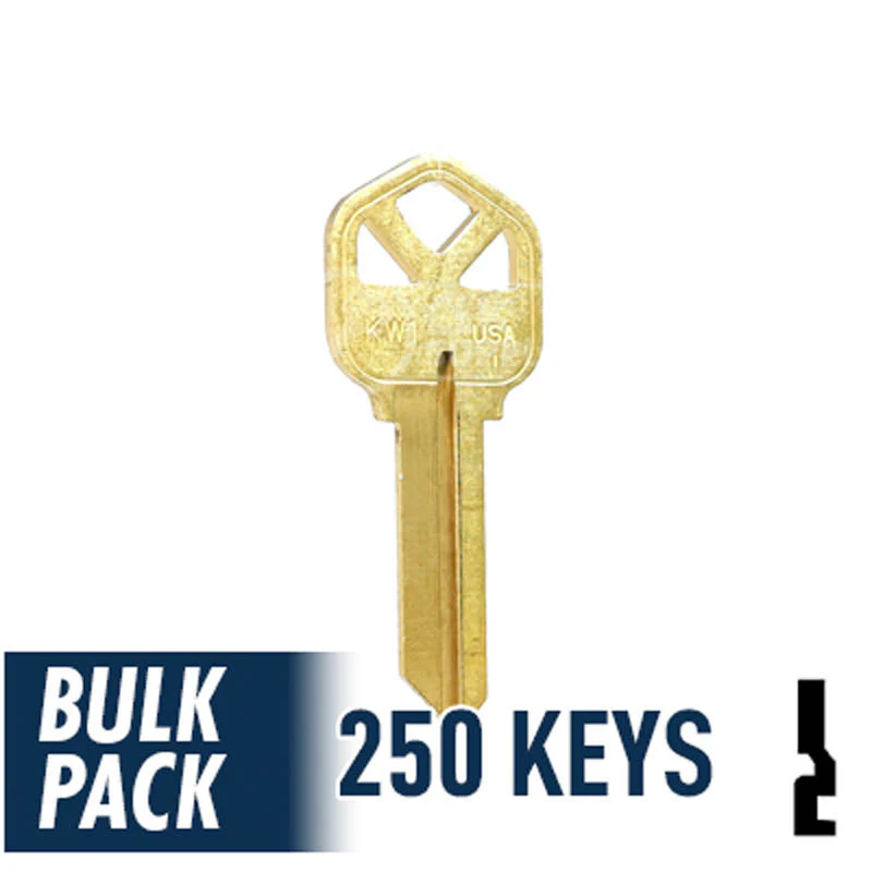 Uncut Key Blank | Kwikset | KW1 - 250 by Ilco - Image 3