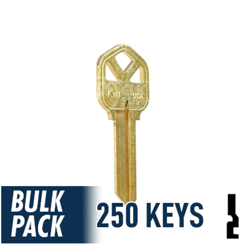 Uncut Key Blank | Kwikset | KW1 - 250 by Ilco - Image 4