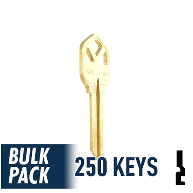 Uncut Key Blank | Kwikset | KW1 - 250 by Ilco - Image 5