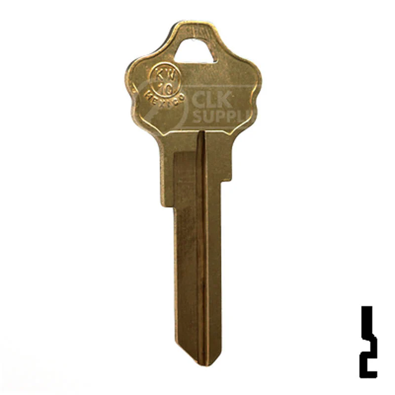 Uncut Key Blank | Kwikset | KW10, A1176ST - Image 3