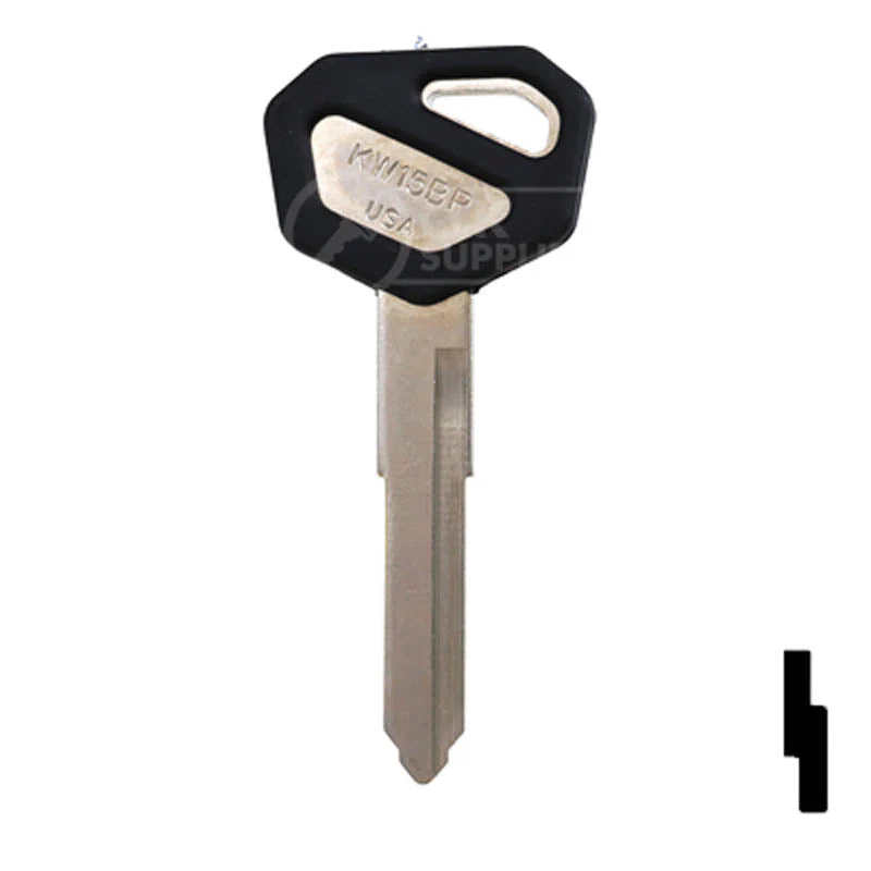 Uncut Key Blank | Kawasaki | KW15BP - Image 12