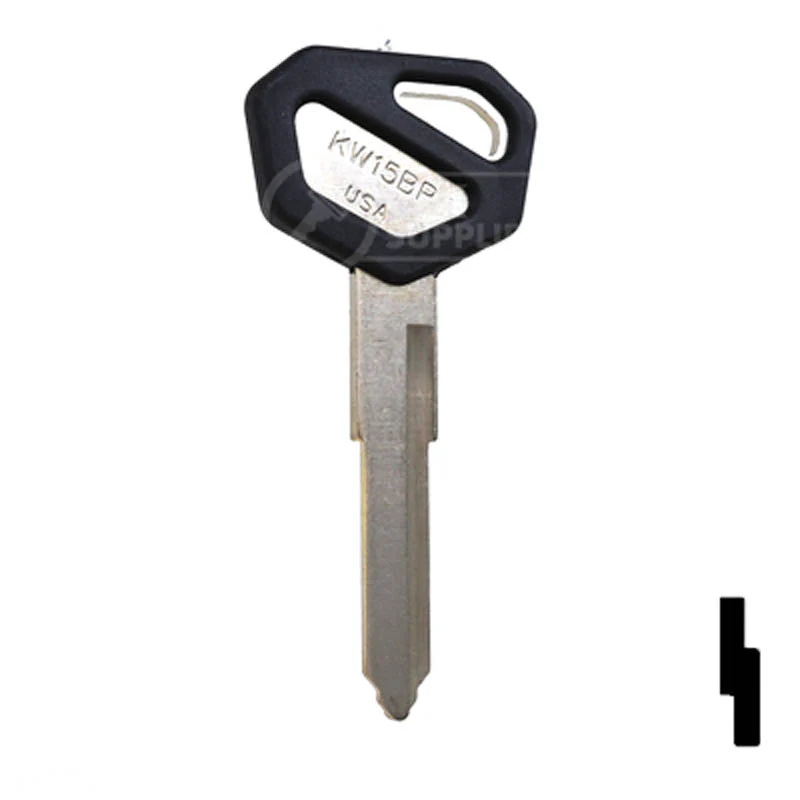 Uncut Key Blank | Kawasaki | KW15BP - Image 14