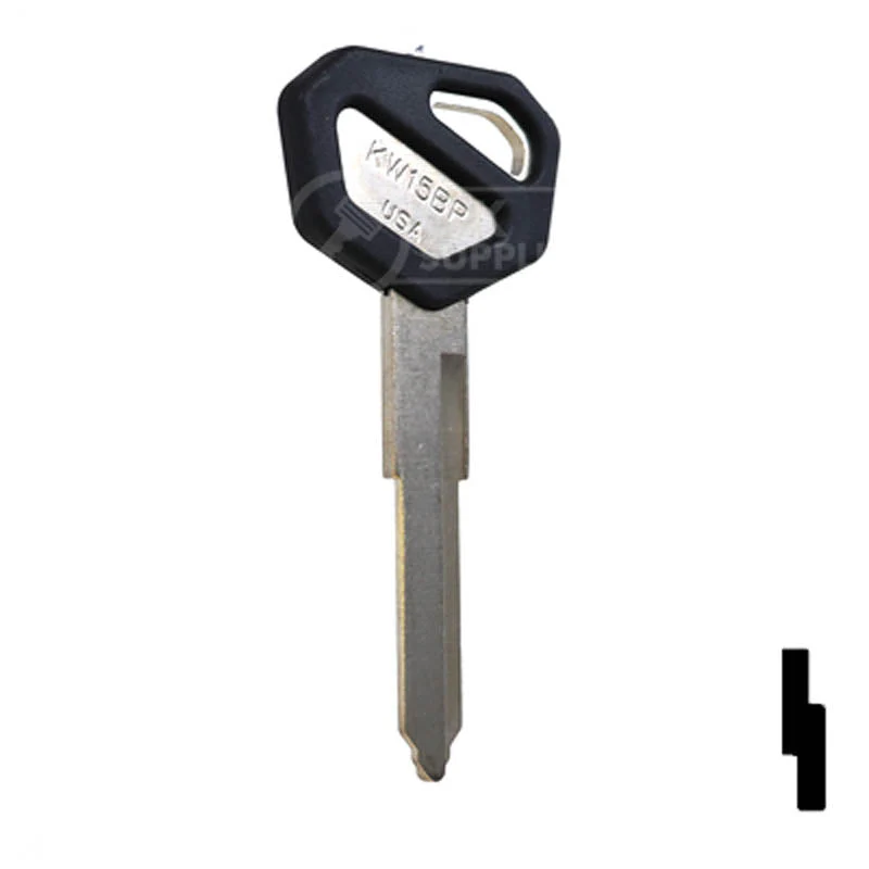 Uncut Key Blank | Kawasaki | KW15BP - Image 15