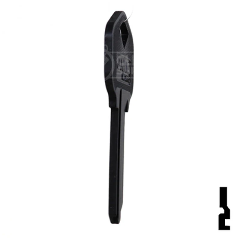 Uncut Aluminum Key Blank | Kwikset KW1 | Black - Image 6