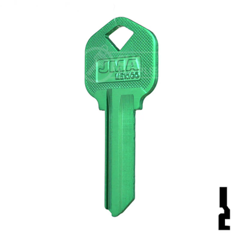 Uncut Aluminum Key Blank | Kwikset KW1 | Green - Image 23