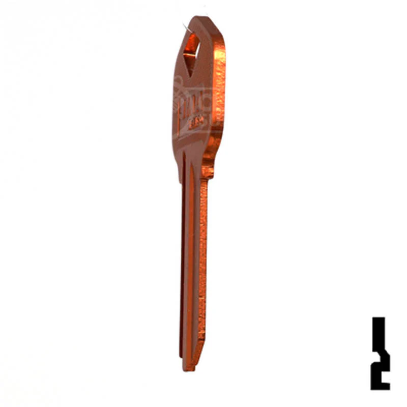 Uncut Aluminum Key Blank | Kwikset KW1 | Orange - Image 20