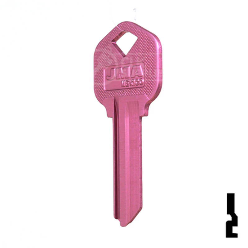 Uncut Aluminum Key Blank | Kwikset KW1 | Pink - Image 22