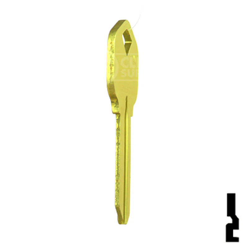 Uncut Aluminum Key Blank | Kwikset KW1 | Yellow - Image 18