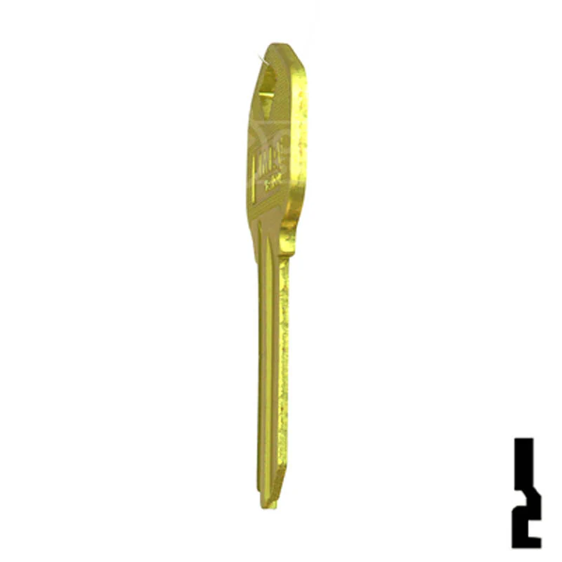 Uncut Aluminum Key Blank | Kwikset KW1 | Yellow - Image 20