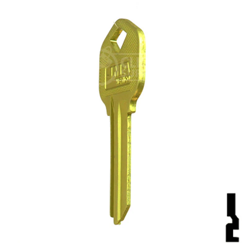 Uncut Aluminum Key Blank | Kwikset KW1 | Yellow - Image 21