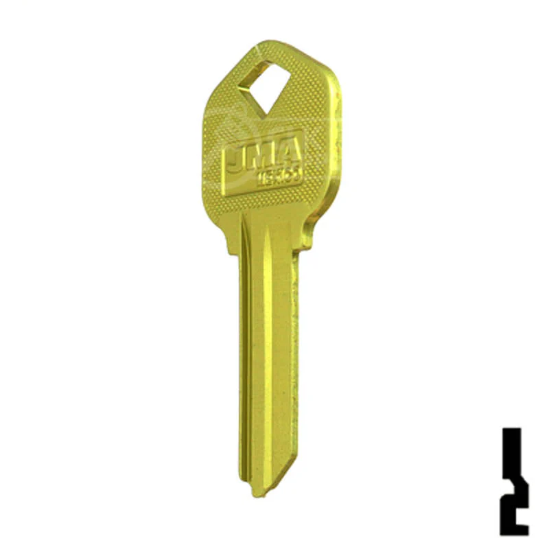 Uncut Aluminum Key Blank | Kwikset KW1 | Yellow - Image 22