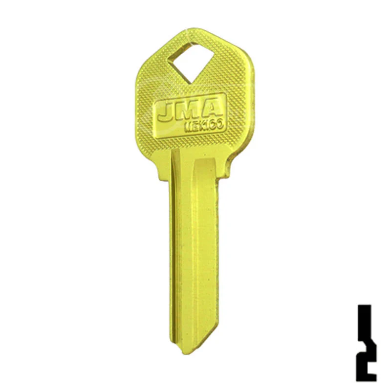 Uncut Aluminum Key Blank | Kwikset KW1 | Yellow - Image 23