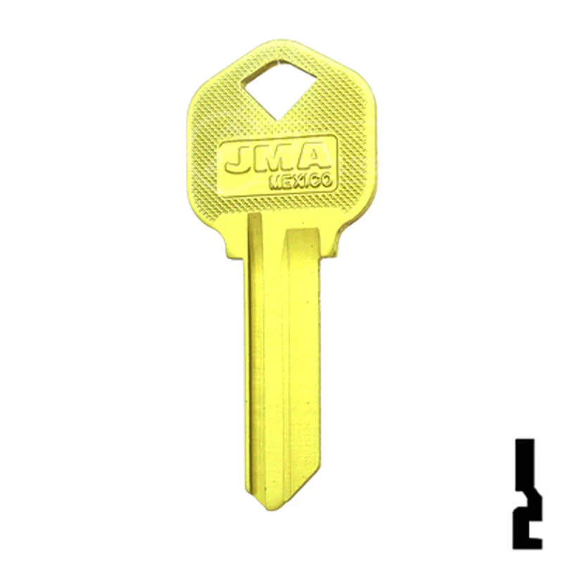 Uncut Aluminum Key Blank | Kwikset KW1 | Yellow - Image 24