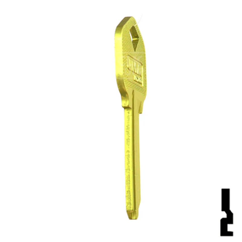 Uncut Aluminum Key Blank | Kwikset KW1 | Yellow - Image 6