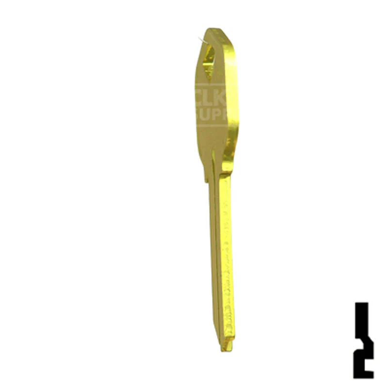 Uncut Aluminum Key Blank | Kwikset KW1 | Yellow - Image 8