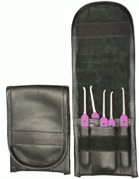 Peterson Lock Pick Case | EDC 3.75 Inches Wide | Leather
