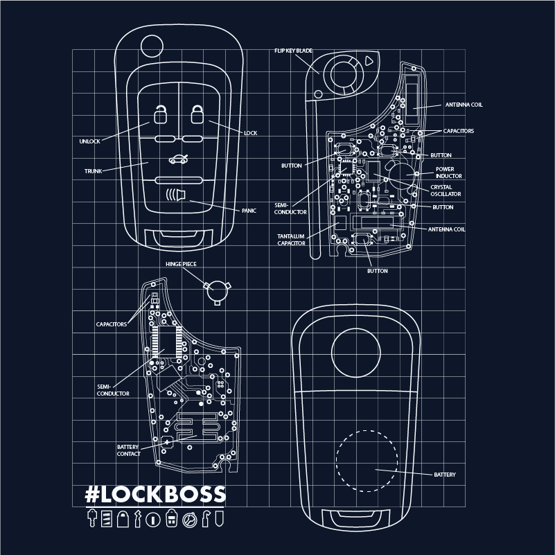 #Lockboss Prox Key Tee - Image 2