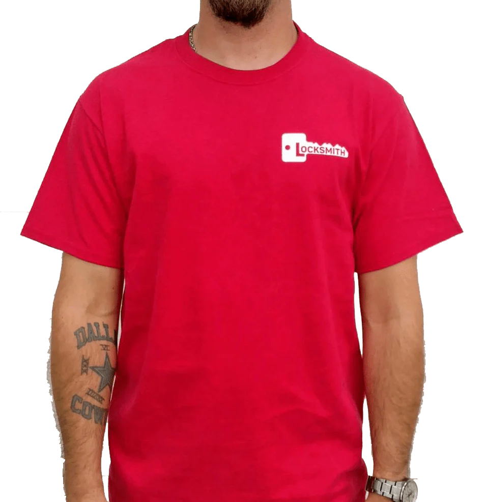 Locksmith T-Shirt - Red - Image 2