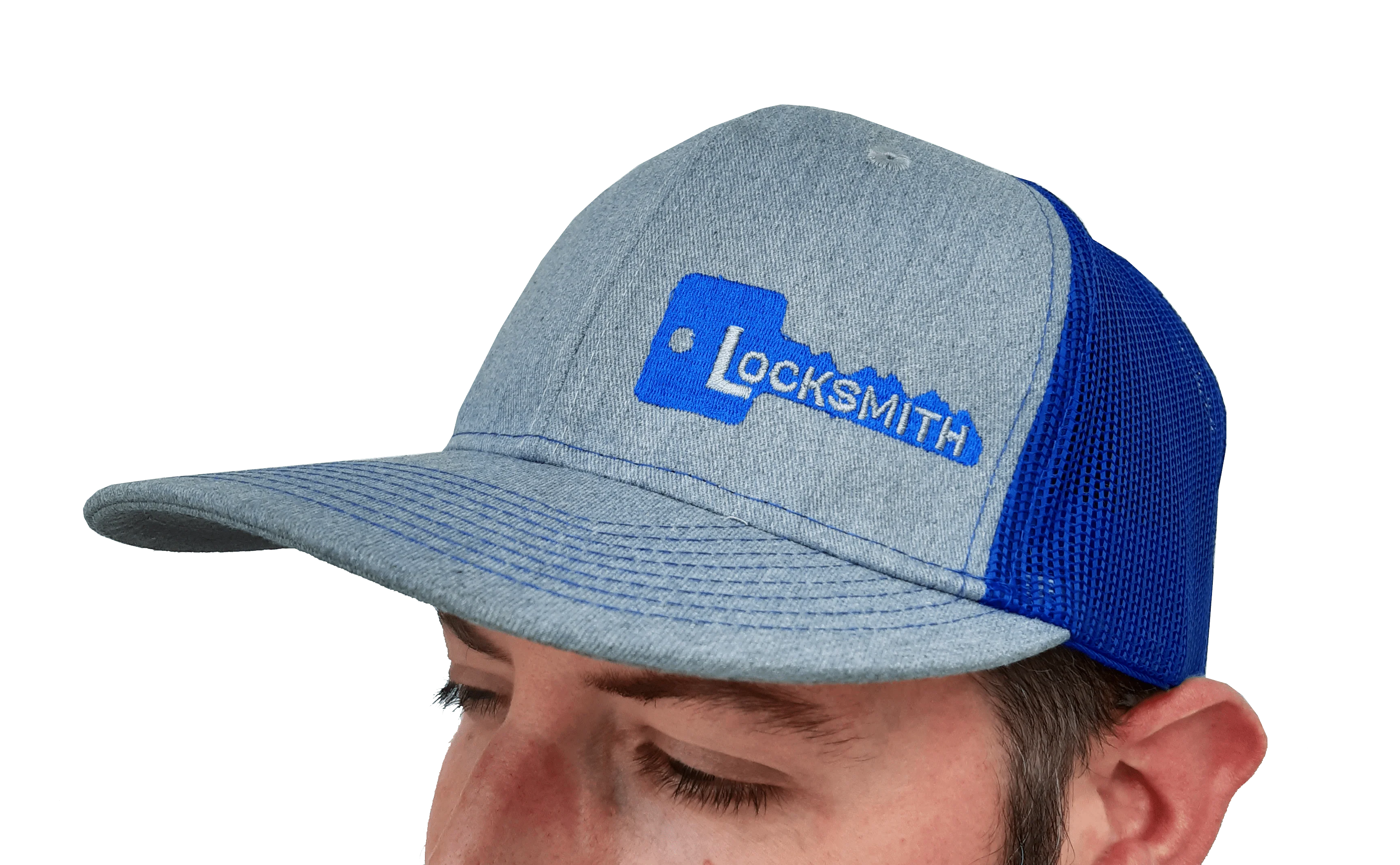 Locksmith Trucker Hat - Blue - Image 3