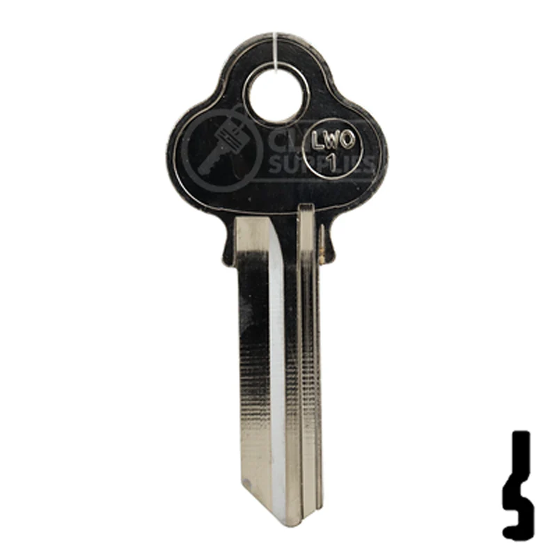 Uncut Key Blank | Lockwood | LWO1-NP, LWO4R - Image 13
