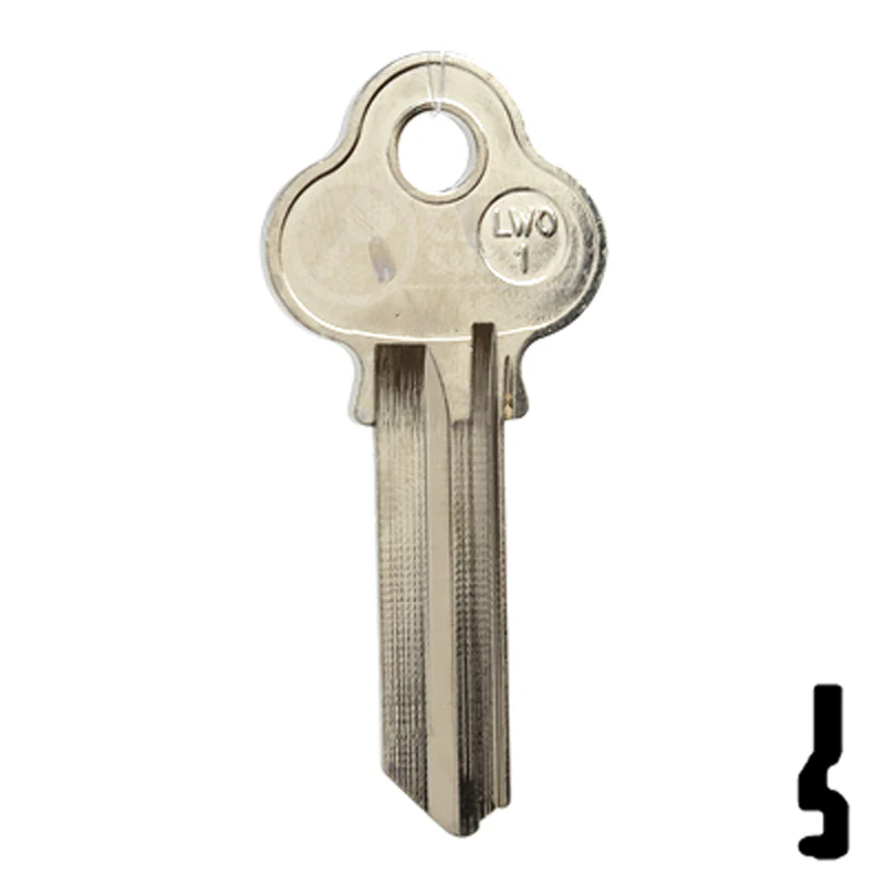 Uncut Key Blank | Lockwood | LWO1-NP, LWO4R - Image 14