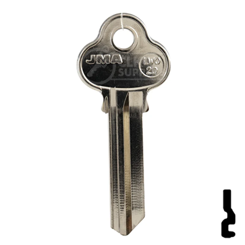 Uncut Key Blank | Lockwood | LWO2D-NP, LK1 - Image 13