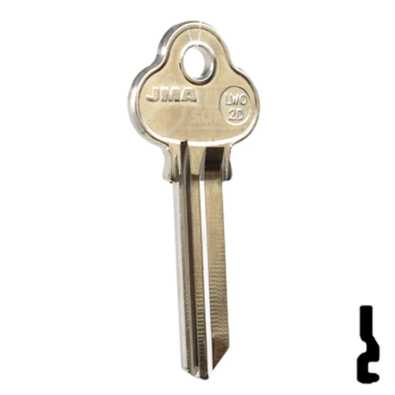Uncut Key Blank | Lockwood | LWO2D-NP, LK1 - Image 15