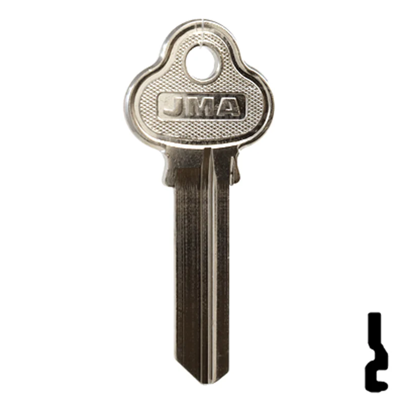 Uncut Key Blank | Lockwood | LWO2D-NP, LK1 - Image 2