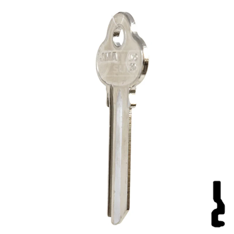 Uncut Key Blank | Lockwood | LWO2D-NP, LK1 - Image 9