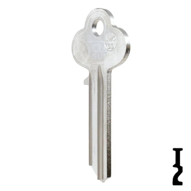 Uncut Key Blank | Lockwood | LWO3D-NP,  A1015M - Image 10