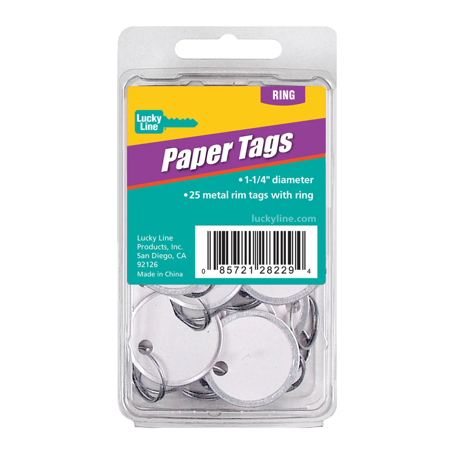 Lucky Line | Paper Tags 25/Clamshell
