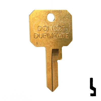 Uncut DND Key Blank | Master Padlock | M1 - Image 2