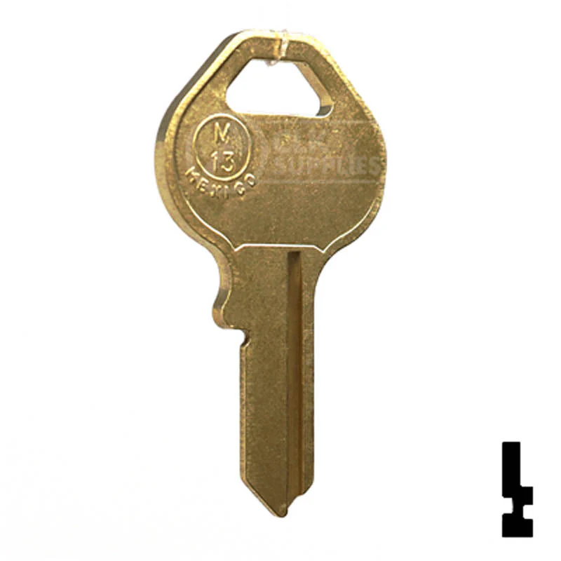 Uncut Key Blank | Master Padlock | M13, 1092DS - Image 3