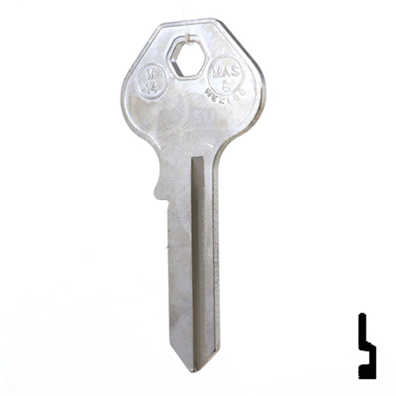 Uncut Key Blank | Master Padlock | M14, 1092J - Image 11