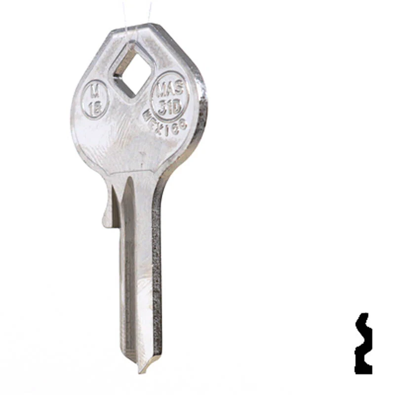 Uncut Key Blank | Master Padlock | M18, 1092-40 - Image 10