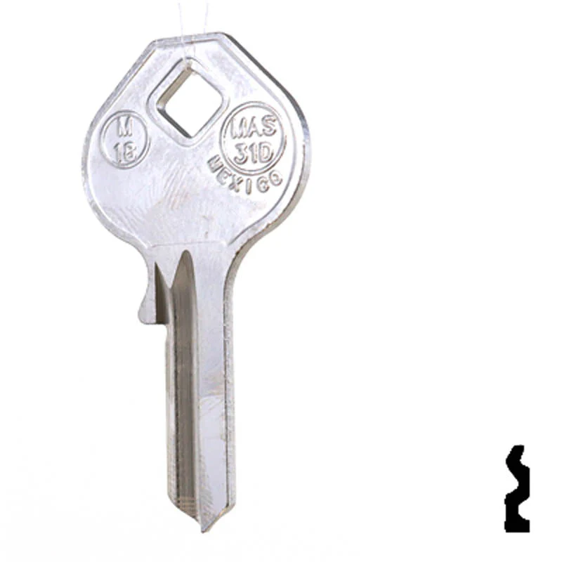 Uncut Key Blank | Master Padlock | M18, 1092-40 - Image 11