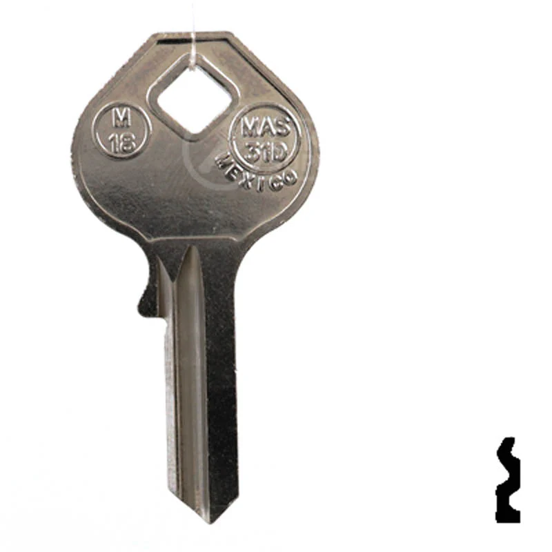 Uncut Key Blank | Master Padlock | M18, 1092-40 - Image 13