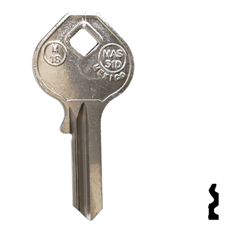 Uncut Key Blank | Master Padlock | M18, 1092-40 - Image 14