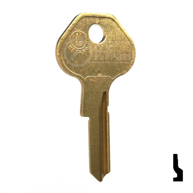 Uncut Key Blank | Master Padlock | M19, 1092-900 - Image 2