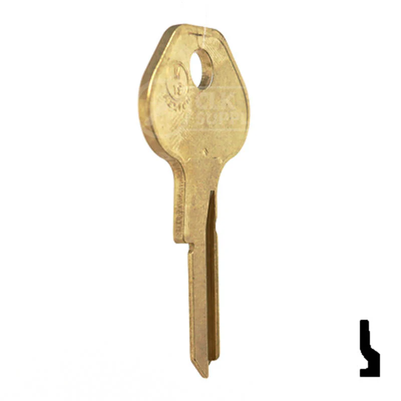 Uncut Key Blank | Master Padlock | M19, 1092-900 - Image 4