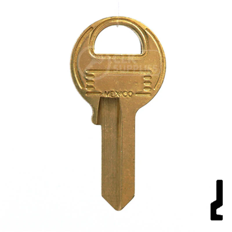 Uncut Key Blank | Master Padlock | M1R, 1092R, M15 ( M1 Reverse ) - Image 2
