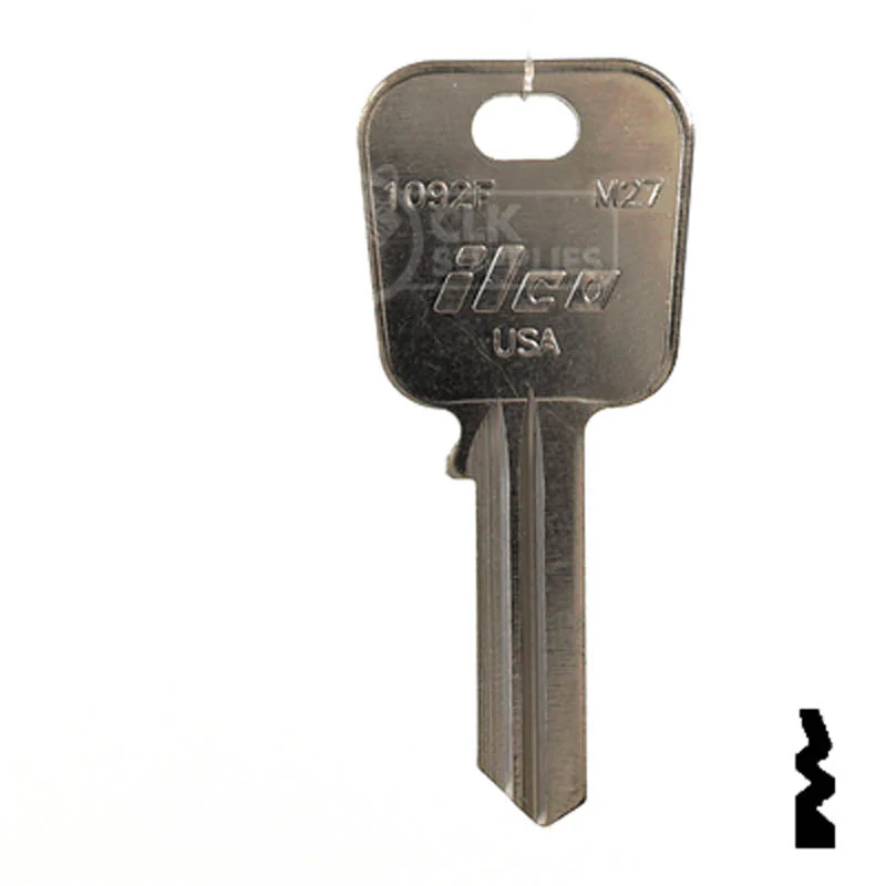 Uncut Key Blank | Master Padlock | M27, 1092F