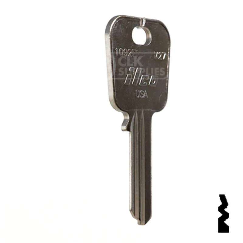 Uncut Key Blank | Master Padlock | M27, 1092F - Image 4