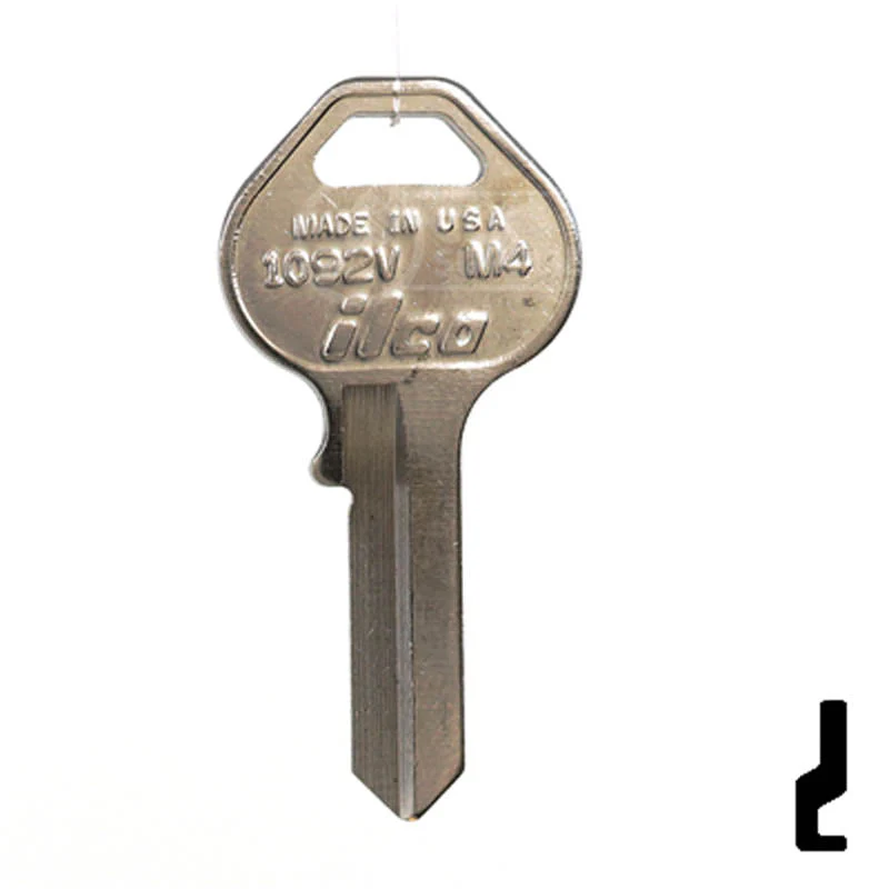 Uncut Key Blank | Master Padlock | M4, 1092V