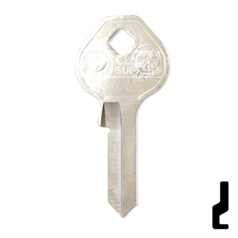 Uncut Key Blank | Master Padlock | MAS-12D, M4 - Image 12