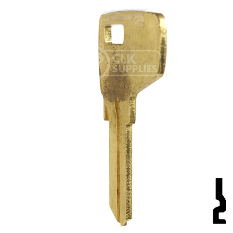 Uncut Key Blank | Master Padlock | MD17-BR - Image 10