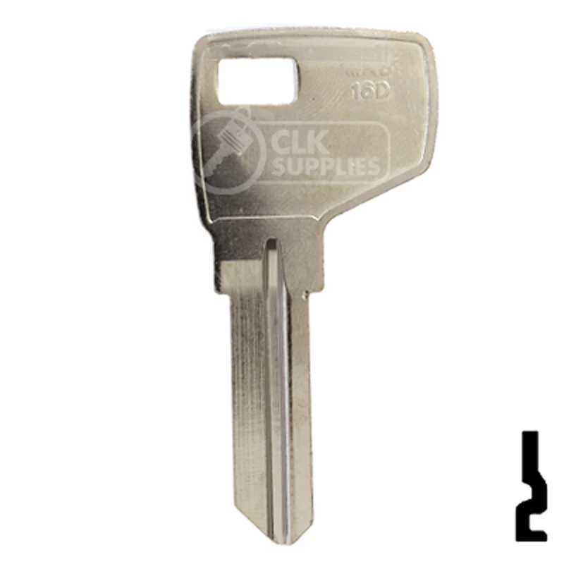 Uncut Key Blank | Master Padlock | MD17-NP, MAS-16D, MD1054K - Image 14